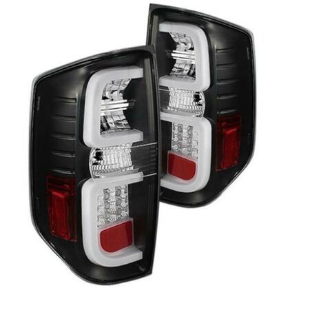 SPYDER Black Fiber Optic LED Tail Lights 5080196